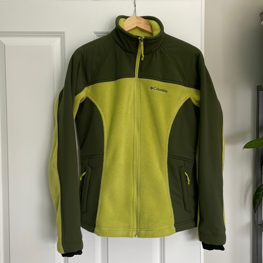 Columbia Soft Shell / Fleece Full Zip Jacket
